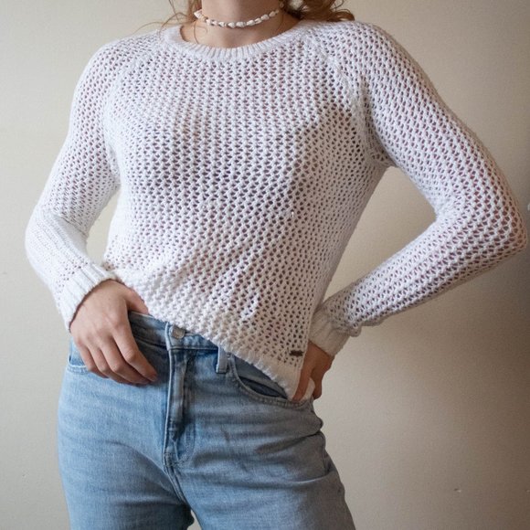 White full length sweater - Picture 8 of 11